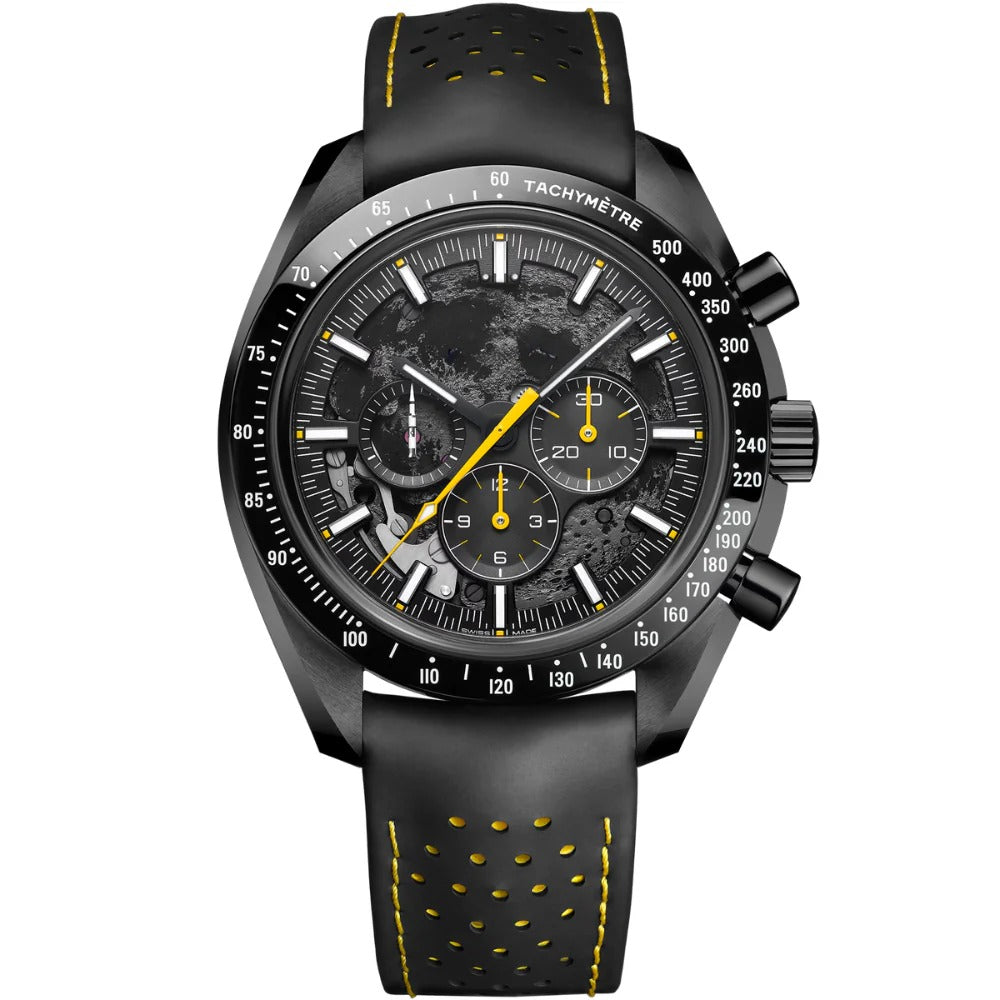 Obsidian Eclipse Racing 44 – Yellow Accent Carbon