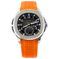 Inferno Horizon Chronograph 42 – Orange Rubber Strap