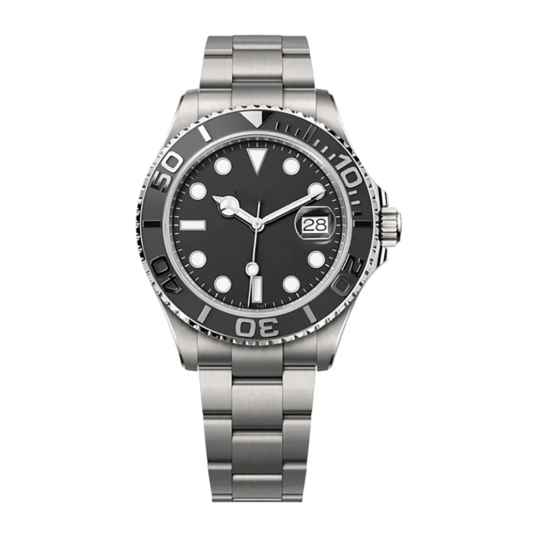 Obsidian Diver Sport 42 – Matte Black Bezel