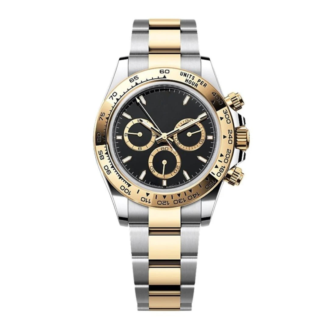 Titan Arctic Panda Chronograph 40 – Silver Tachymeter