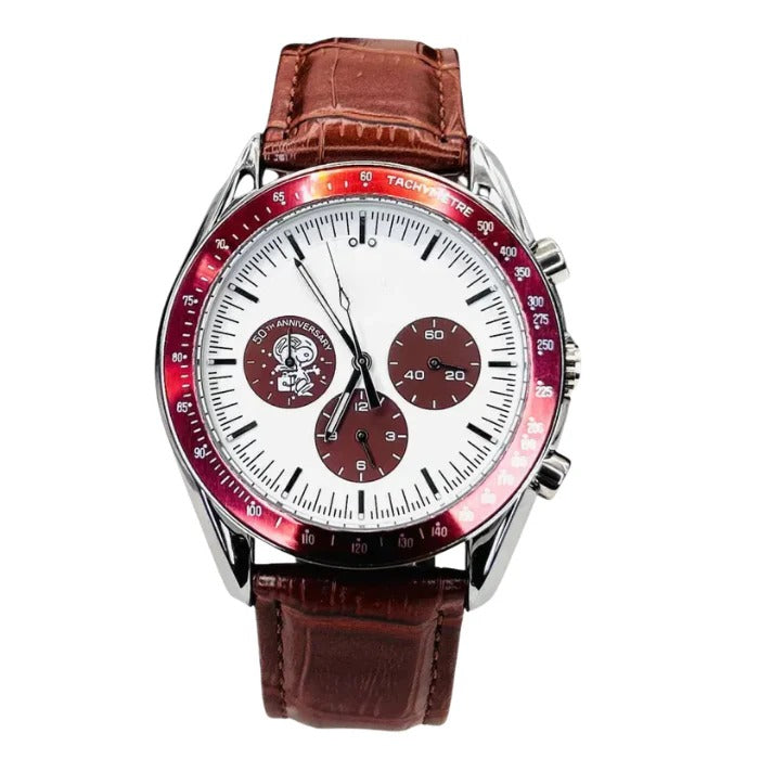 Crimson Heritage Panda Chronograph 42 – Burgundy Racing Dial