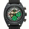 Obsidian Emerald Carbon Chronograph 44 – Racing Green