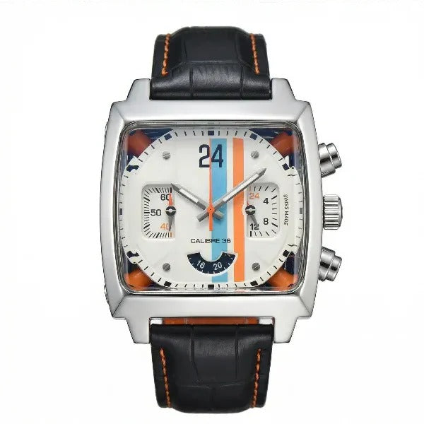 Valther Arctic Monaco Chronograph 42 – Panda Silver