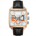 Veltrix Rose Ivory Monaco 42 – Racing Orange Dial