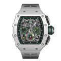 Titan Glacier Skeleton 44 – Emerald Rotor Titanium