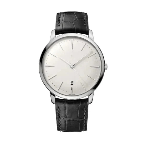 Patrimony Arctic Heritage 40 – Black Leather Strap