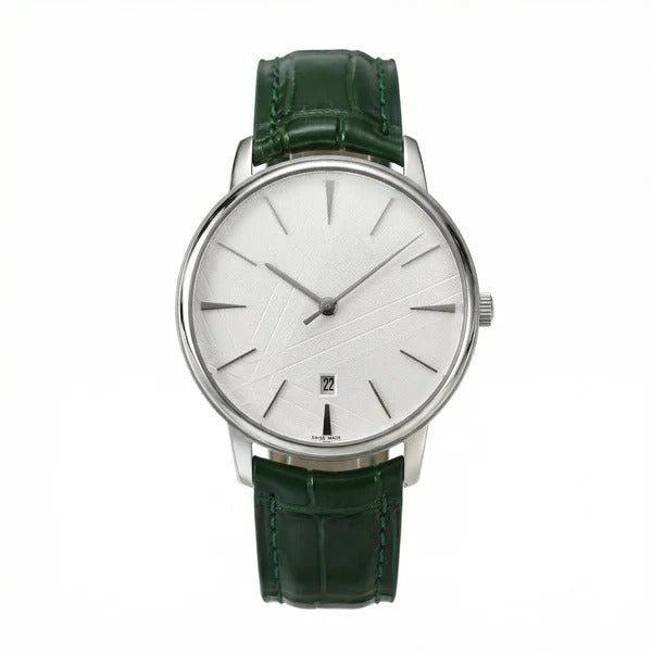 Patrimony Emerald Heritage 40 – Silver White Dial