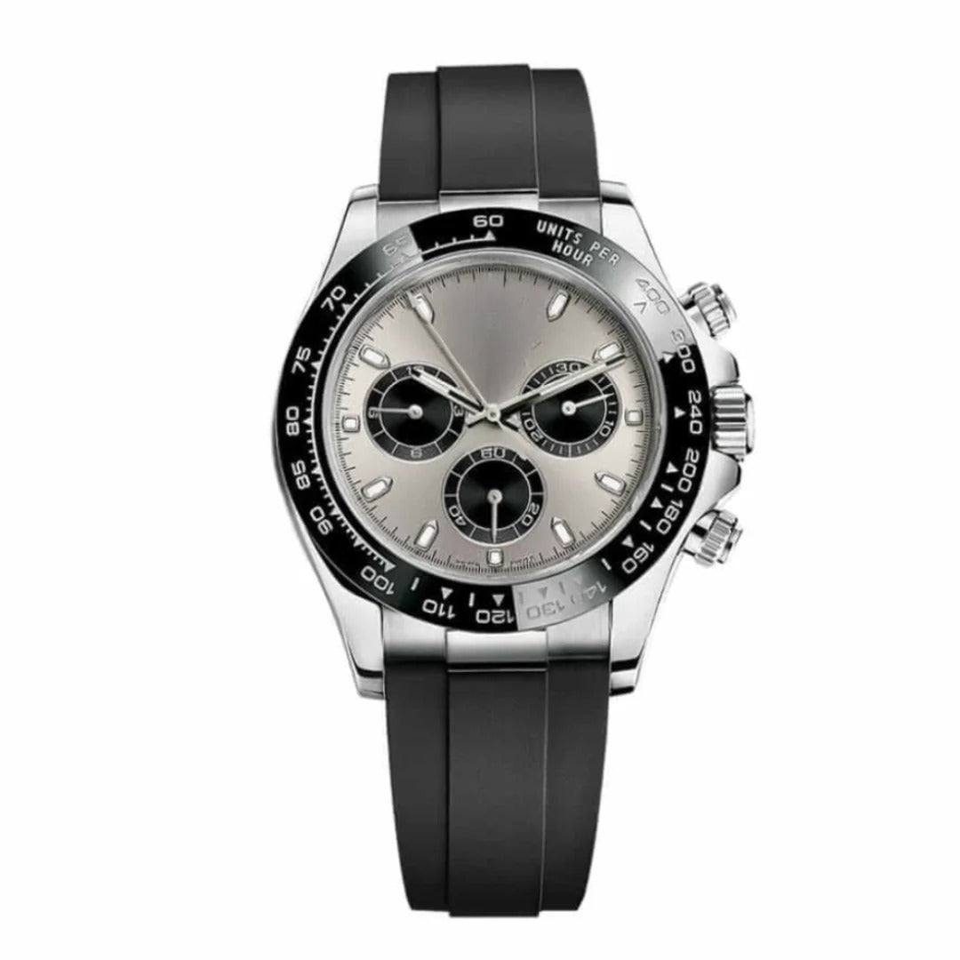 Aether Glacier Racing Chronograph 40 – Ice Blue Steel