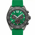 Velocity Emerald Racing Chronograph 42 – Green Rubber