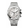 Valther Arctic Steel Chronograph 42 – White Dial