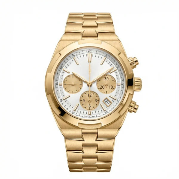 Imperium Ivory Gold Chronograph 42 – Champagne Panda
