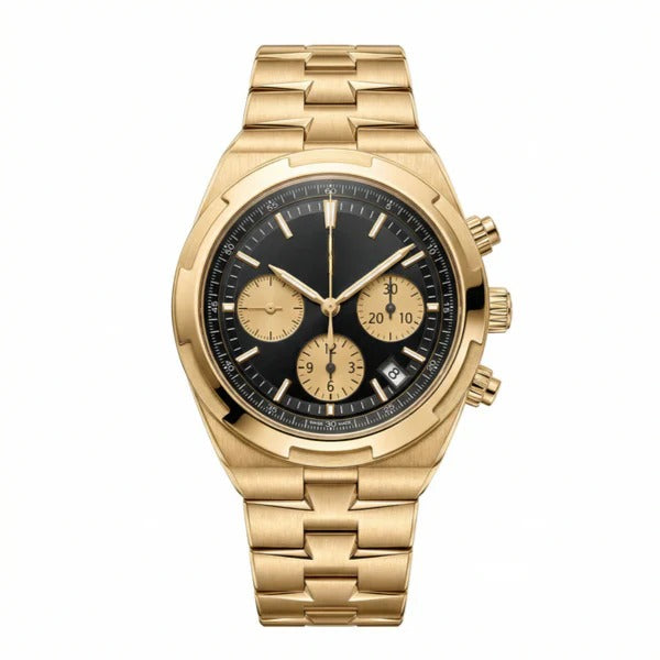 Imperium Midnight Gold Chronograph 42 – Black Dial