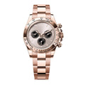 Veltrix Noir Panda Chronograph 42 – Black Rubber