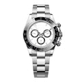 Arctic Panda Racing Chronograph 40 – White Ceramic Tachymeter