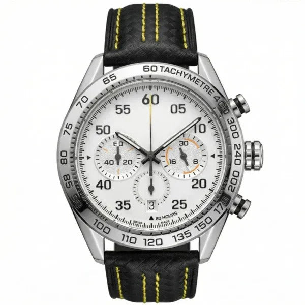 Solar Panda Racing Chronograph 42 – Yellow Racing Stitch