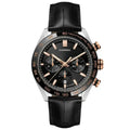 Veltrix Noir Racing Chronograph 42 – Rose Gold Accent
