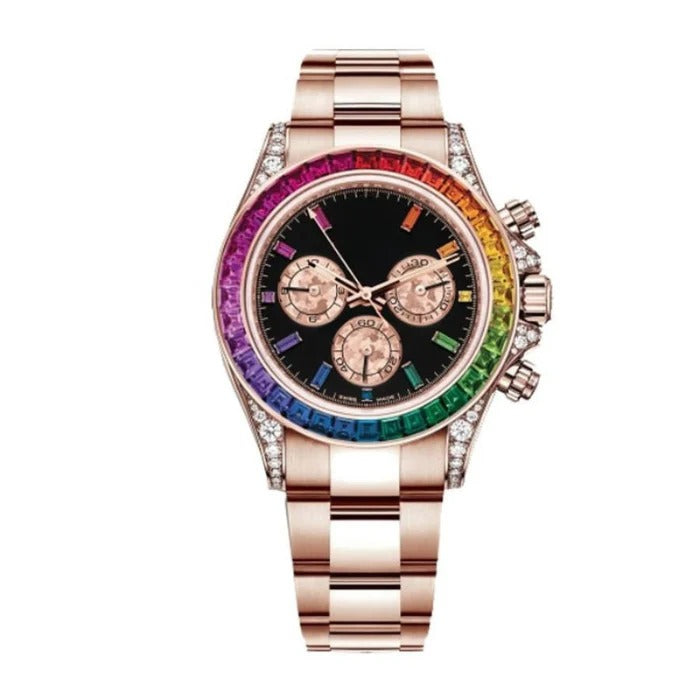 Imperium Emerald Gold Chronograph 40 – Racing Dial