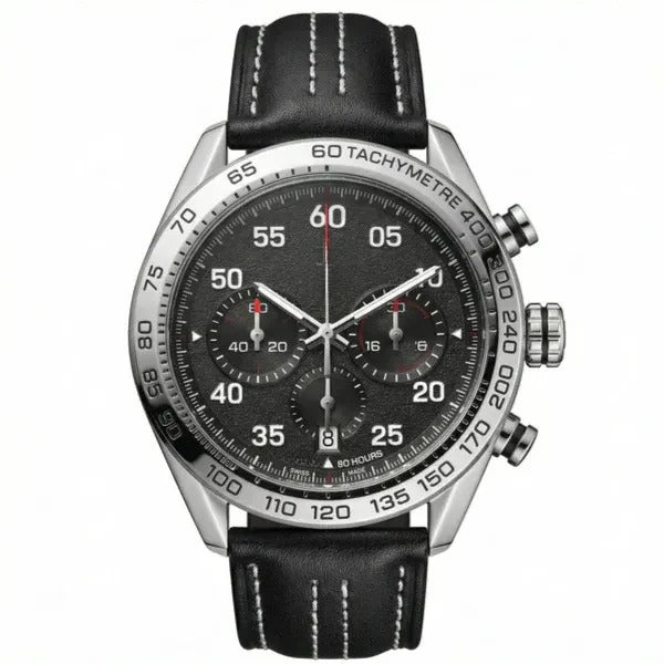 Velocity Shadow Racing Chronograph 42 – Black Steel
