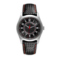 Patrimony Racing Noir 40 – Carbon Red Accent Strap