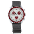 Crimson Eclipse Panda Chronograph 42 – Mars Red Dial